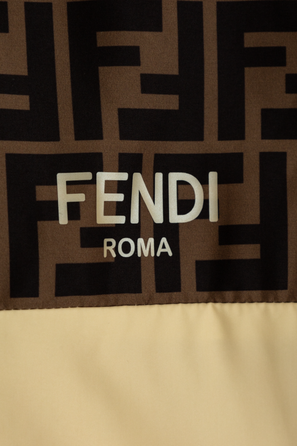 Fendi Kids Kurtka z kapturem