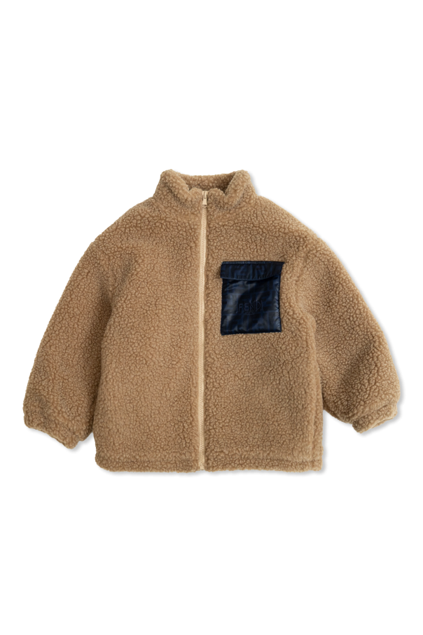Fur jacket with pocket, zdjęcie 1 Fur jacket with pocket od Fendi Kids
