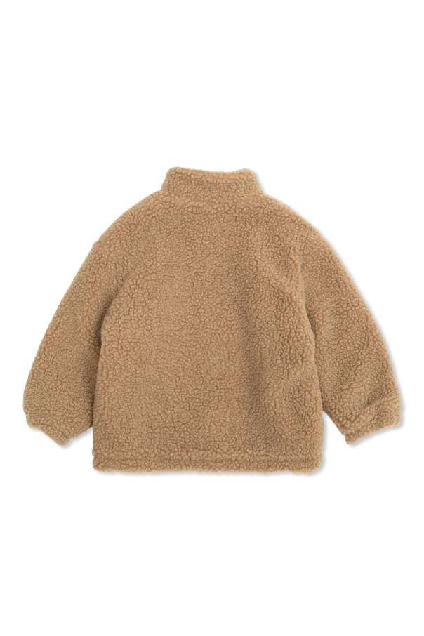 Fendi Kids Fur jacket with pocket