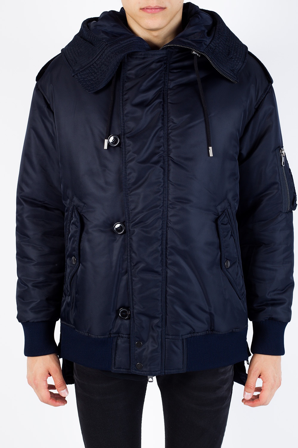 diesel black parka