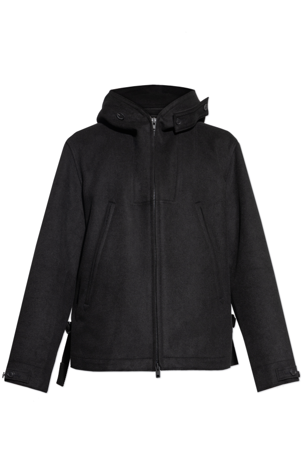 Jacket with wool trim od Y-3