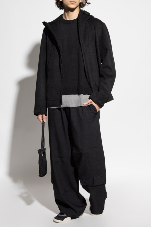 Y-3 Jacket with wool trim