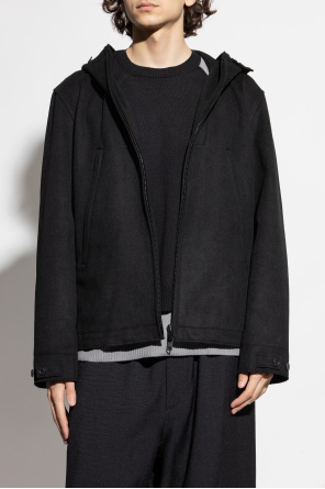 Y-3 Jacket with wool trim