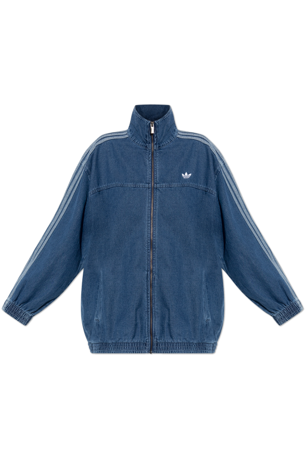 Denim jacket with stand-up collar od ADIDAS Originals