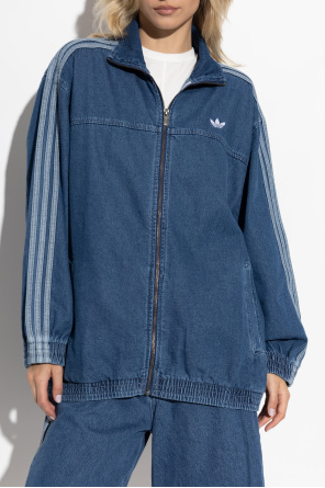 ADIDAS Originals Denim jacket with stand-up collar