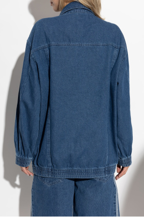 ADIDAS Originals Denim jacket with stand-up collar