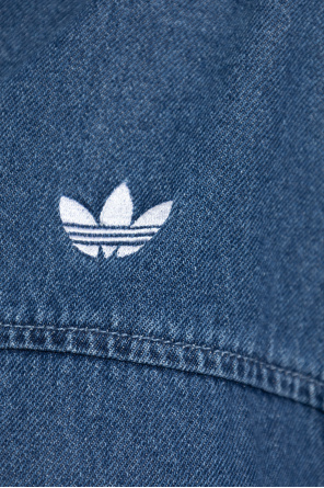 ADIDAS Originals Denim jacket with stand-up collar