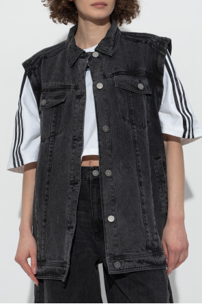 ADIDAS Originals Jeansjacke im oversize-Stil