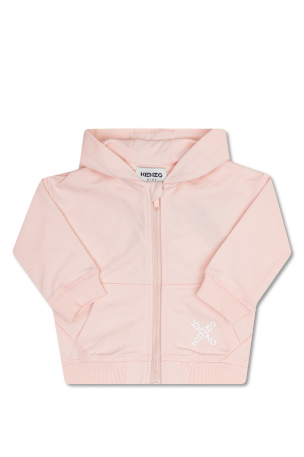 Kenzo Kids Alexander McQueen short zipped hooded jacket