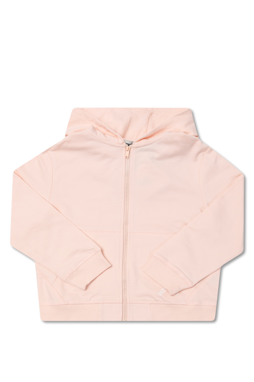 Kenzo Kids floral stripe camp-collar shirt Pink