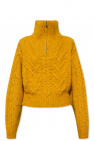 Ganni YELLOW Knitted sweater