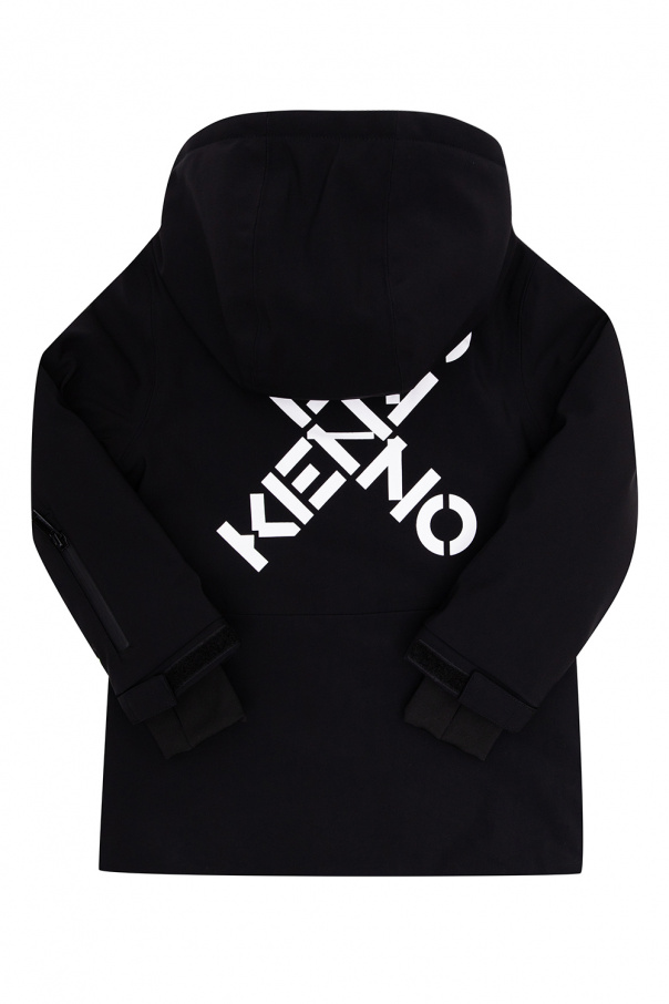 Kenzo Kids balmain kids graphic logo print t shirt item
