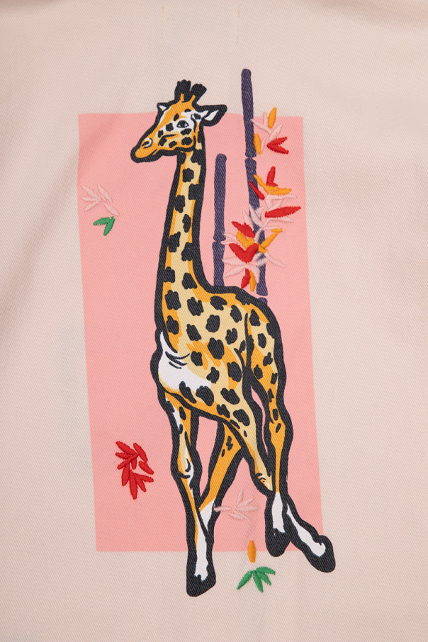 Kenzo Kids Farah Coventry Schmal geschnittenes T-Shirt mit Streifenmuster in Grau Rosa