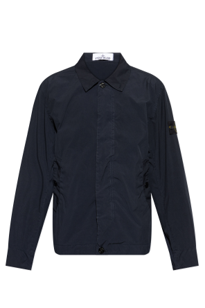 Jacket with logo patch