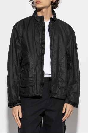 Stone Island Jacke Organic-Look Nylon Panama-TC