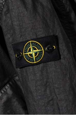 Stone Island Jacke Organic-Look Nylon Panama-TC