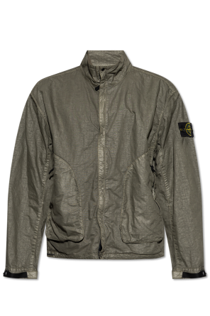 Jacke Organic-Look Nylon Panama-TC