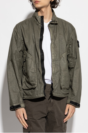 Stone Island Jacket Organic-Look Nylon Panama-TC