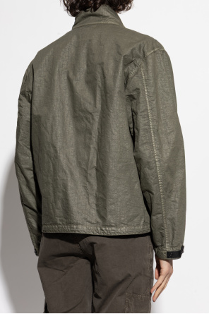 Stone Island Jacket Organic-Look Nylon Panama-TC
