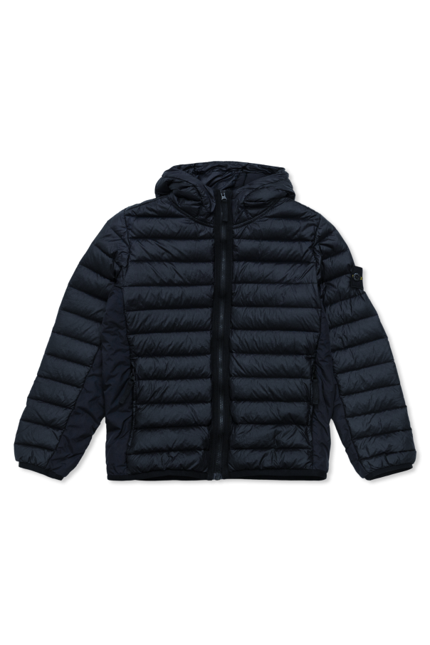 Down jacket with hood, zdjęcie 1 Down jacket with hood od Stone Island Junior