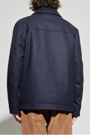 Moncler Wełniana kurtka puchowa