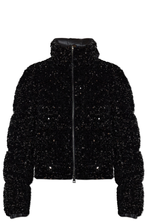 Chaqueta de plumón plateada 