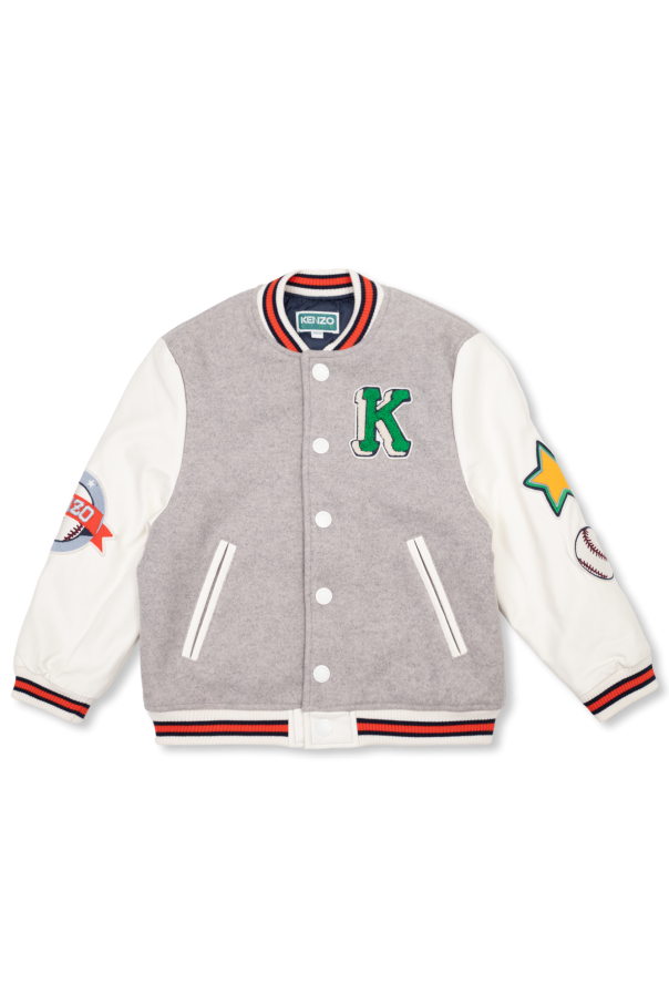 Kenzo Kids Bomber White jacket