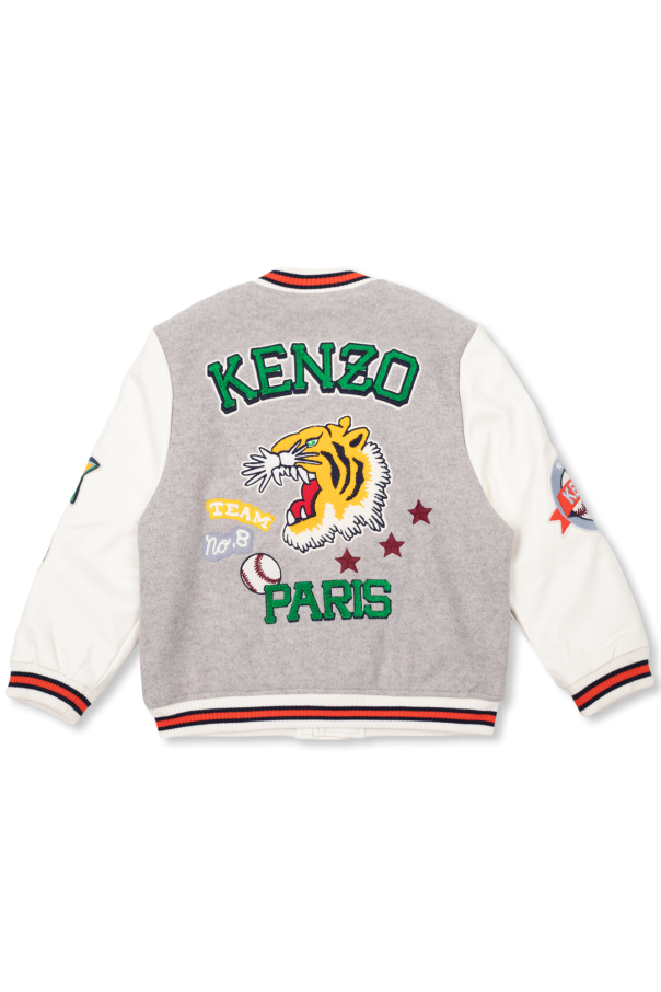 Kenzo Kids Bomber zip-up jacket