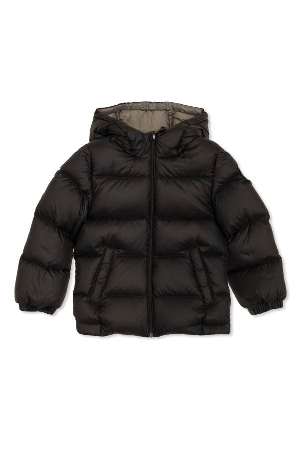 Down jacket with hood od Moncler Enfant