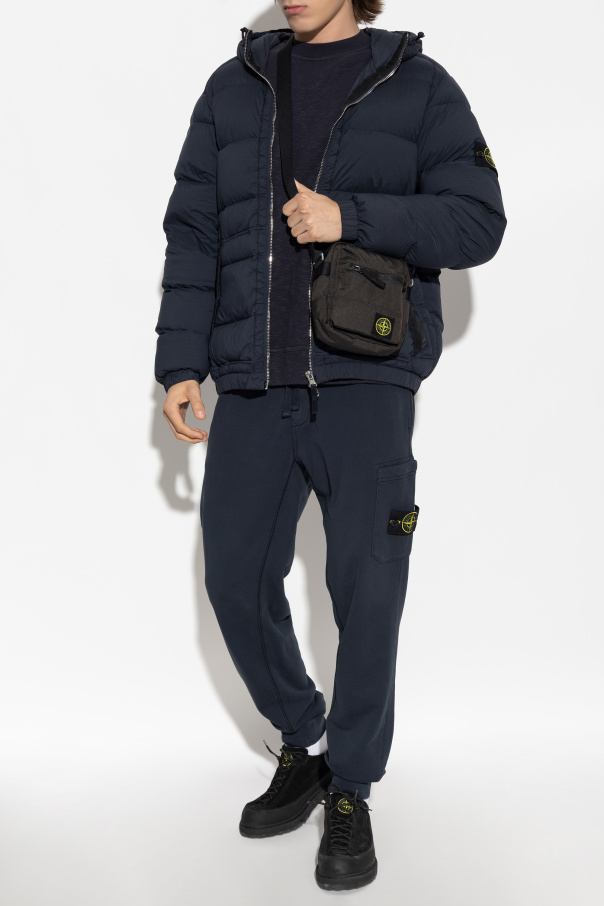 Stone Island Down jacket with logo