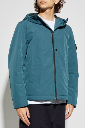 Stone Island Hooded jacket "Micro Twill"