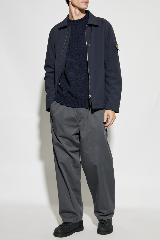 Stone Island Jacket with logo patch