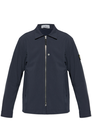 Jacket with logo patch