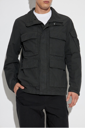 Stone Island Chaqueta con el logo "Canvas Wave"