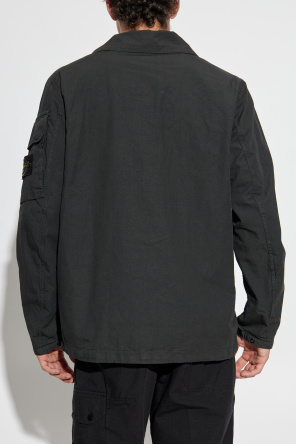 Stone Island Chaqueta con el logo "Canvas Wave"