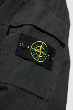 Stone Island Chaqueta con el logo "Canvas Wave"