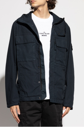 Stone Island Kurtka `Vanvas Weave Cotton`