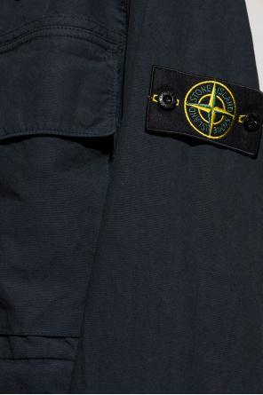 Stone Island Kurtka `Vanvas Weave Cotton`