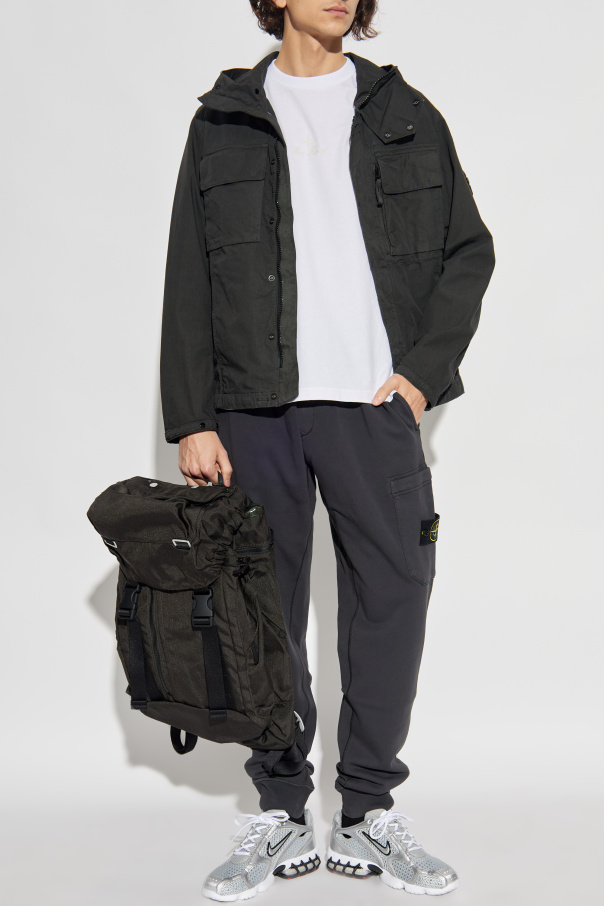 Stone Island Jacket `Canvas Weave Cotton`