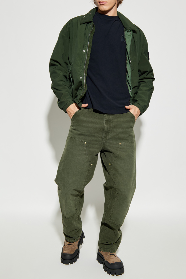 Stone Island Jacke mit Logo-Patch