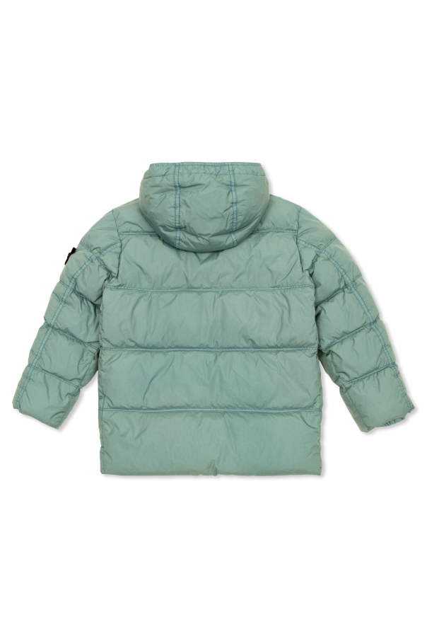 Stone Island Junior Chaqueta de plumas con logo