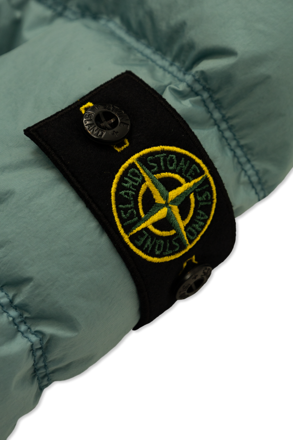 Stone Island Junior Chaqueta de plumas con logo