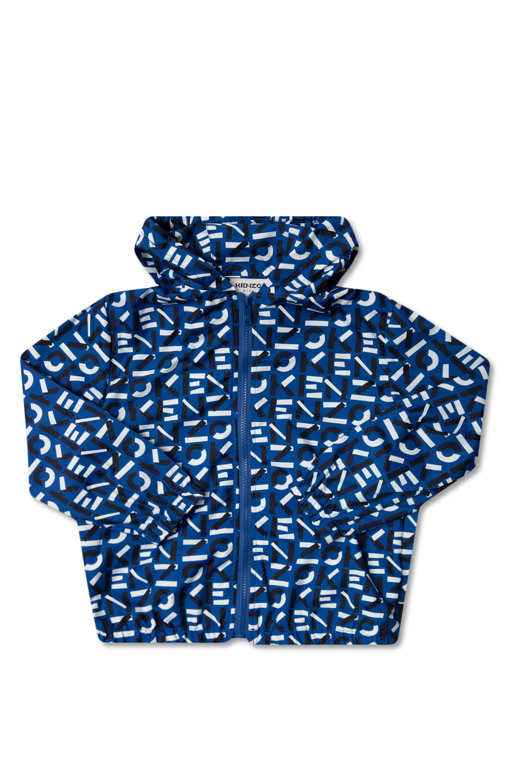 Kenzo Kids air jordan 1 zoom cmft psg x jordan paris saint germain printed fleece pullover hoodie