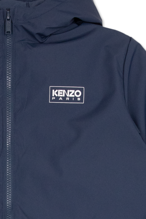 Kenzo Kids Shark patch-pocket cotton T-shirt