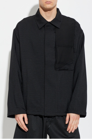 Y-3 Kurtka z efektem  `vintage`