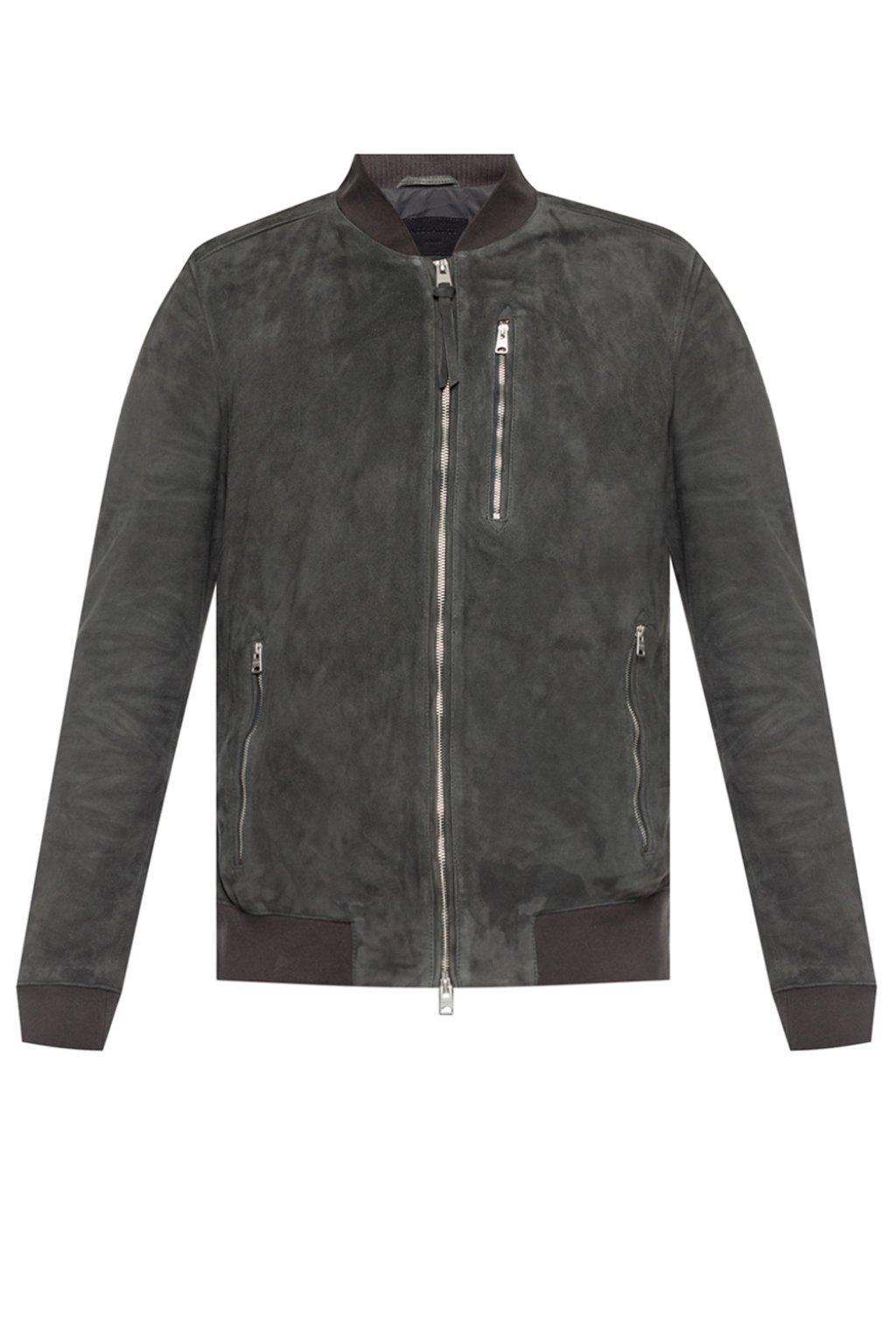 AllSaints ‘Kemble’ suede Polos jacket