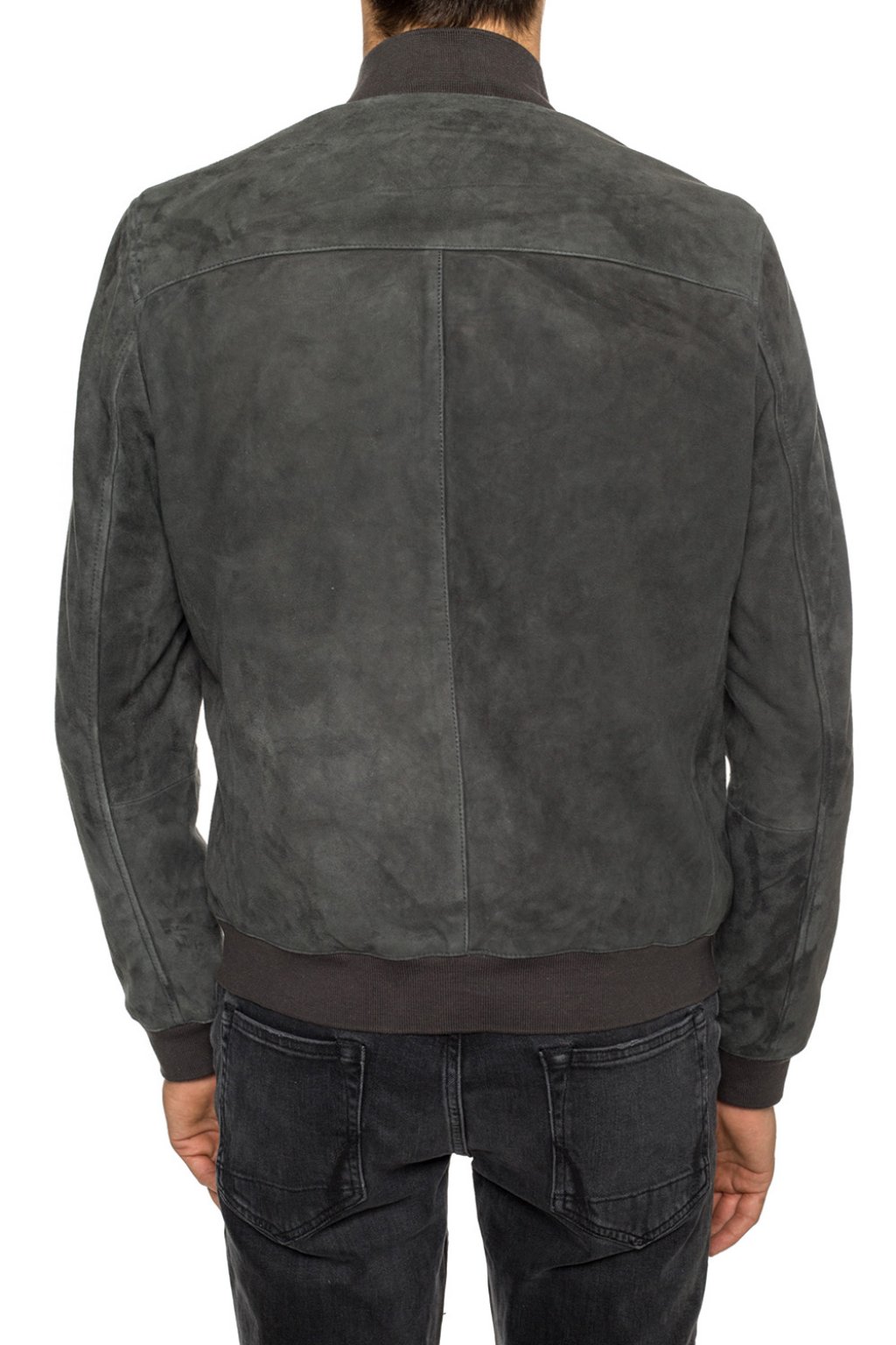 AllSaints ‘Kemble’ suede Polos jacket