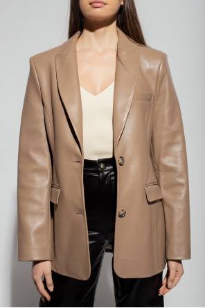 The Mannei ‘Kerak’ leather blazer