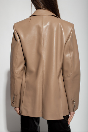 The Mannei ‘Kerak’ leather blazer