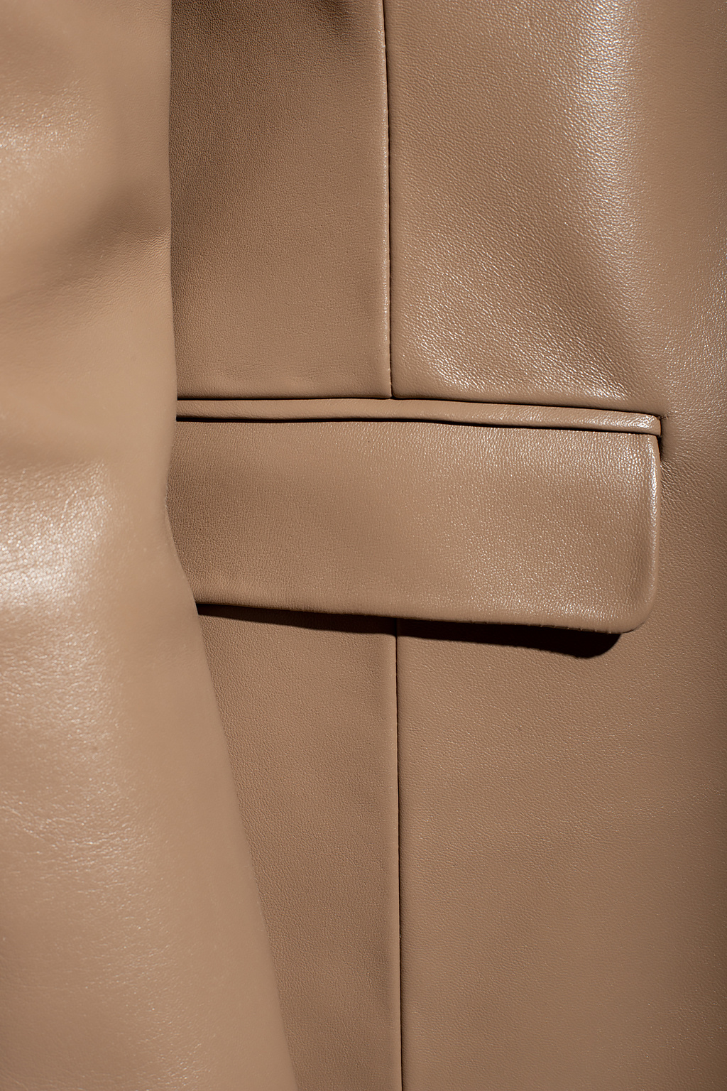 The Mannei ‘Kerak’ leather blazer